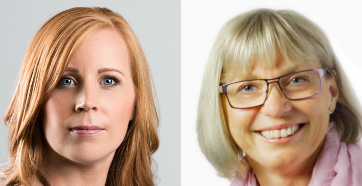 Annie Lööf och Eva Nypelius